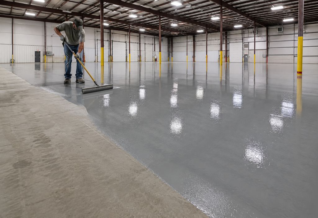 Professional warehouse epoxy coatings Utah