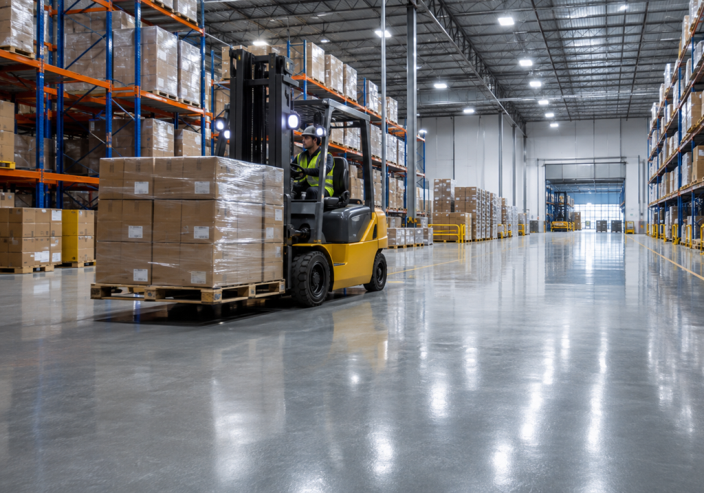 Heavy-Duty Warehouse Floor Coating